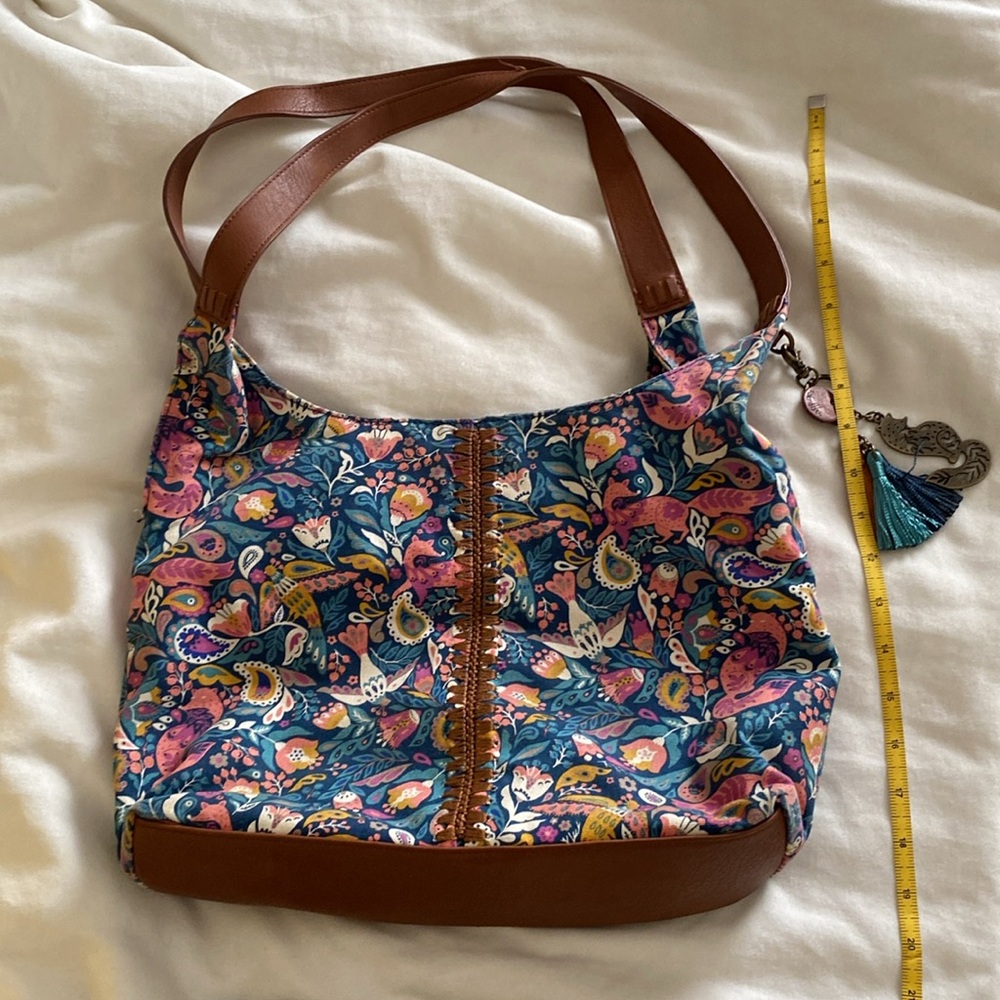 Sakroots TEAL ENCHANTED FOREST purse Excellent condition - Picture 2 of 4